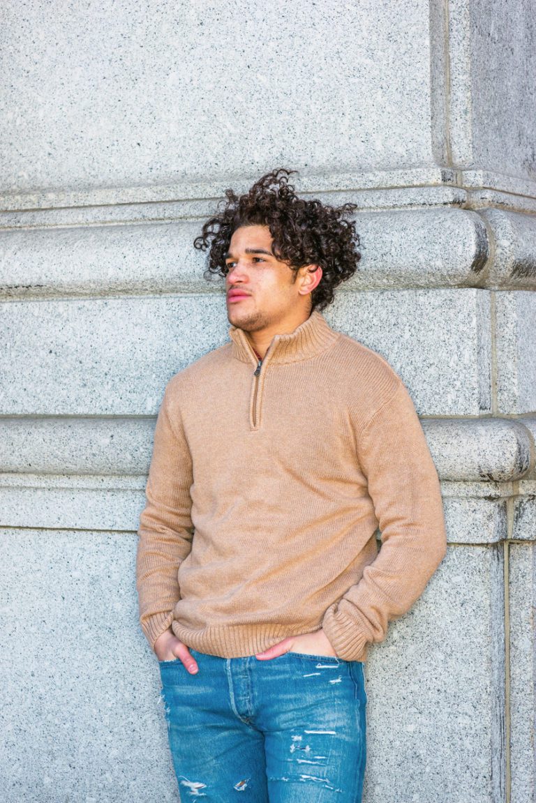 How Men Can Style Around Solid QuarterZip Sweater Family Britches