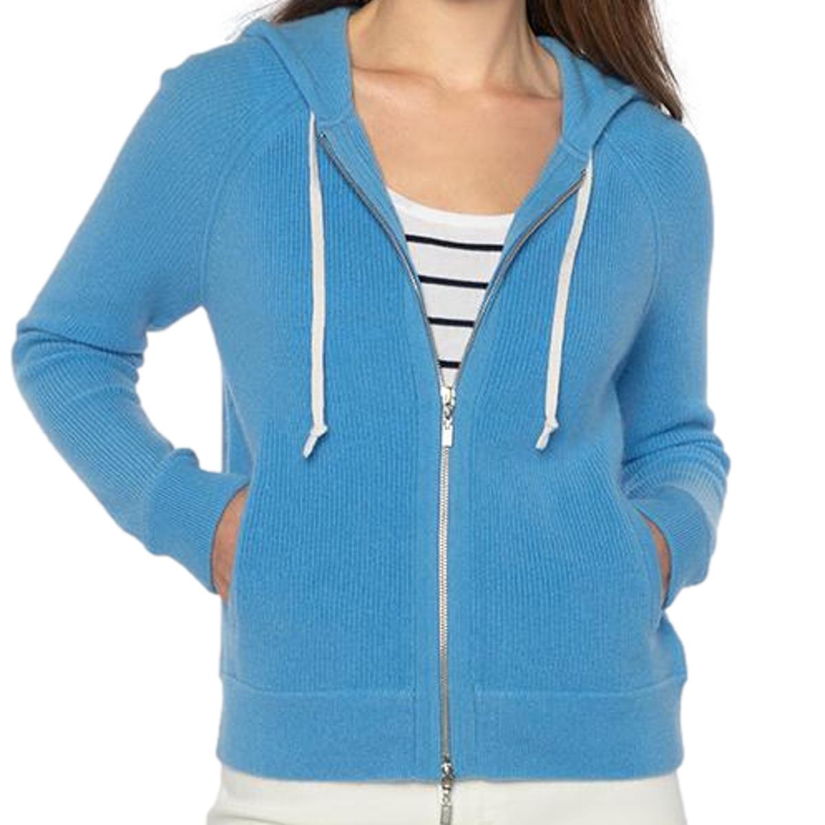 Ribbed best sale zip hoodie